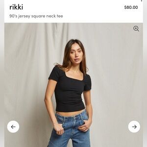 Perfectwhitetee
Black Rikki 
Size M